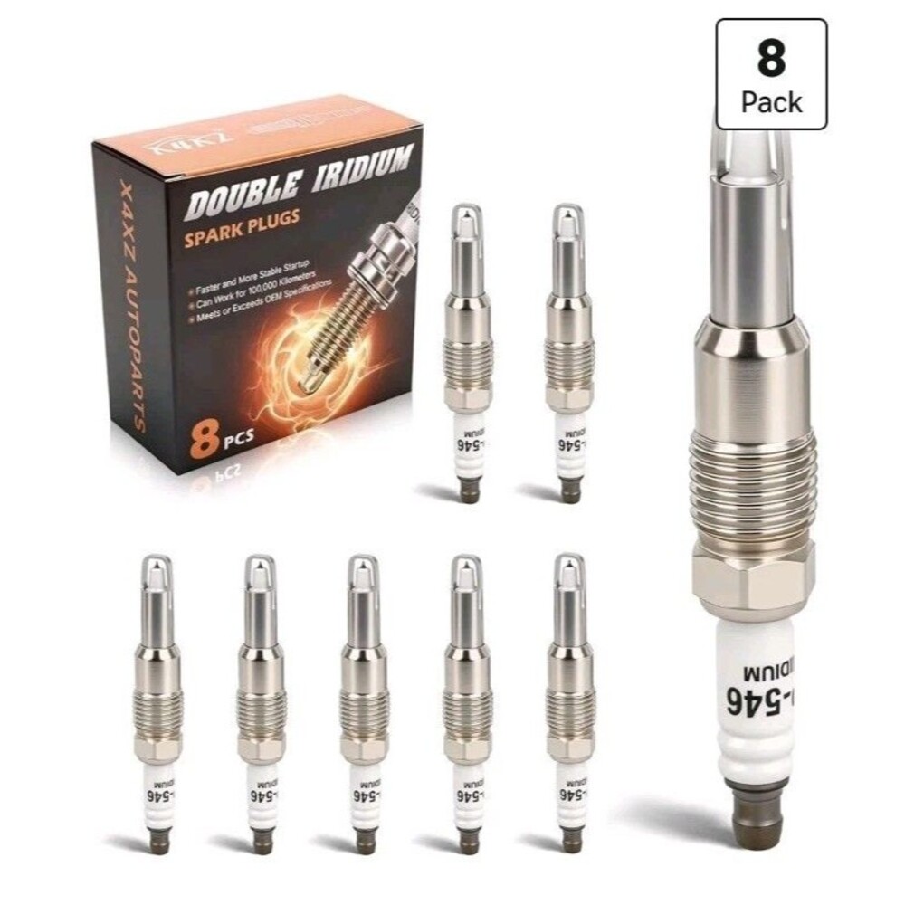 Double Iridium Spark Plugs SP546 for Expedition F-150 F-250 F350 F450